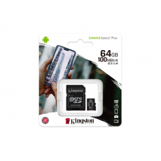 Карта пам'яті Kingston Canvas microSDHC Class 10 UHS-I, 64GB