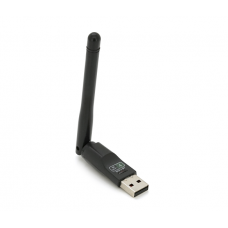Беспроводной сетевой адаптер с антенной 10см Wi-Fi-USB LV / CL-UW07D - 8723DU, 802.11bgn, 150MB, 2.4 GHz, WIN7 / XP / Vista / 2K / MAC / LINUX, Blister