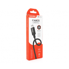 Кабель iKAKU KSC-698 XIANGSU Smart fast charging data cable for iphone, Black, длина 2м, BOX