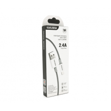 Кабель iKAKU KSC-723 GAOFEI smart charging cable for iphone, Black, длина 1м, 2.4A, BOX