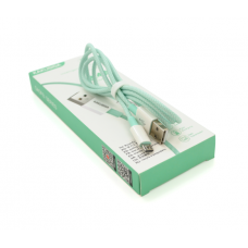 Кабель iKAKU KSC-723 GAOFEI smart charging cable for micro, Green, длина 1м, 2.4A, BOX