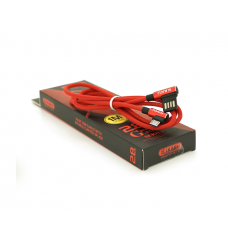 Кабель iKAKU KSC-028 JINDIAN charging data cable for micro, Red, длина 1м, 2.4A, BOX