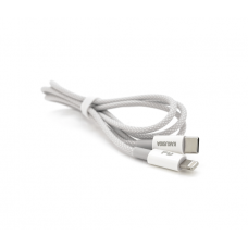 Кабель iKAKU KSC-723 GAOFEI PD20W smart fast charging cable (Type-C to Lightning), Silver, длина 1м, BOX