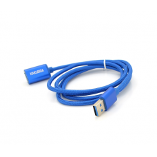 Удлинитель iKAKU KSC-753 ZUOFEI USB AM / AF USB3.0 charging data extension cable, 1,2m, Blue, Box