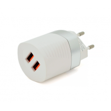 СЗУ AC100-240V iKAKU KSC-181 JUNENG, 2xUSB, 2.4A, White, Box