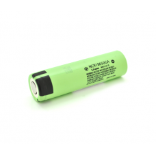 Аккумулятор 18650 Li-Ion Panasonic NCR18650GA, 3300mAh, 10A, 4.2 / 3.6 / 2.5V, Green