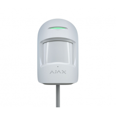 Проводной датчик движения и разбития стекла Ajax CombiProtect Fibra white