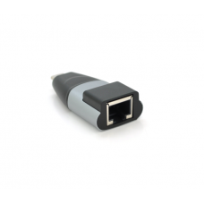 Переходник Type-C (папа) / RJ-45(мама), chip:RTL8153, 1000Mbps, Black