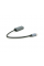 Конвертер Type-C (папа) / RJ-45(мама), 18cm, круглый, chip:RTL8153, 1000Mbps, Gray