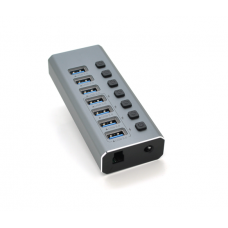 Хаб USB 3.0, 4 порта USB 3.0 + 3 порта