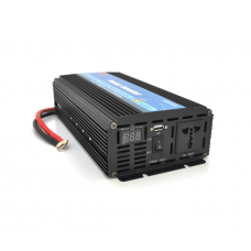 Інвертор напруги Wm-5000(3000Вт), 12 / 220 з апроксимованою синусоїдою, 1 універсальна розетка+USB, клем