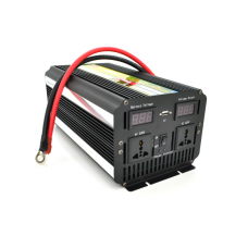 Інвертор напруги Voltronic Wm-7200 (4300Вт) + Charge 20A, 12 / 220 з апроксимованою синусоїдою, 2 універсальні розетки + USB, клем