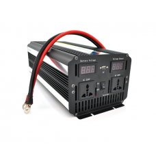 Інвертор напруги Voltronic Wm-9000 (5400Вт), 12 / 220 з апроксимованою синусоїдою, 2 універсальні розетки + USB, клем
