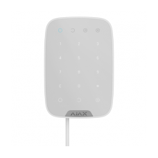 Проводная сенсорная клавиатура Ajax KeyPad Fibra white