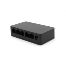 Коммутатор Merlion MG1005 5 портов Ethernet 10 / 100 / 1000 Мбит / сек. пластик DC 5V. Блок питания в комплекте