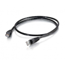 Патч-корд литой RITAR, UTP, RJ45, Cat.6, 10m, черный, Cu (медь)