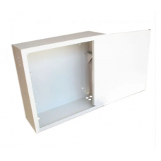 Антивандальна шафа VAGOS 19" 2U - 1.5 (550х500x150) двері пенал, замок - сувальдний, 6відп. 22мм