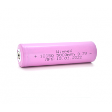 Аккумулятор WMP-5000 18650 Li-Ion Tip Top, 2300mAh, 3.7V, Pink