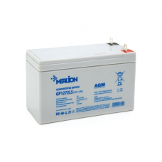 Аккумуляторная батарея MERLION AGM GP1272L5 12 V 7,2 Ah (СПЕЦ КЛЕММА)( 150 x 65 x 95 (100) ) White