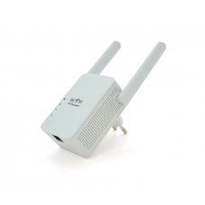 Усилитель WiFi сигнала с 2-мя антеннами LV-WR13, питание 220V, 300Mbps, IEEE 802.11b / g / n, 2.4-2.4835GHz, BOX