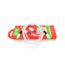Кабель Hoco X82 silicone, Type C-Type C, 3A, White, длина 1м, BOX