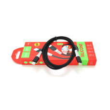 Кабель Hoco X82 silicone, Type C-Type C, 3A, Black, длина 1м, BOX