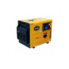 Генератор дизельный KDK10000SC, 9,4KVA, однофазный 230V, объем 30л