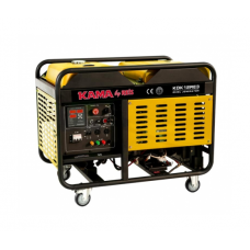 Генератор дизельный KDK12RE3, трехфазный 230 / 400V, 50Hz, 12KVA, Water COOL, объем 34л