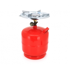 Металлический газовый баллон Intertool 8л