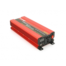 Інвертор напруги NV-1500 (900Вт)+LCD, 12 / 220V, approximated, 1 універсальна розетка, клем, Box