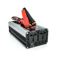 Інвертор напруги POWERNEN BN4000W (4000Вт) 12 / 24V to 220 з модифікованою синусоїдою, 2 універсальні розетки, 1*USB (DC:5V / 2.4A), крокодили+АЗУ