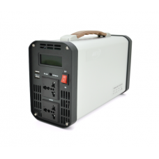 Інвертор напруги AEV10000W, 12 / 220V з апроксимованою синусоїдою, 2 універсальні розетки, 2*USB (DC:5V / 2.4A), клемні дроти, BOX