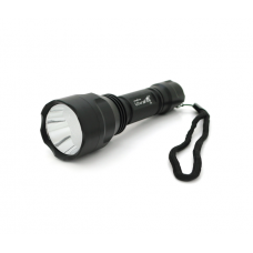 Ліхтар ручний UltraFire C8-T6, 1LED T6, 3W, 5 режимів, 18650 / 2800mAh, Black, IP44, СЗУ, 149х45х26мм, BOX