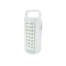 Ліхтар переносний ALMINA DL-2424LED, 2 режими (16+8Led), вбудований аккум, корпус пластмас, кабель 220В, Mix color, Box