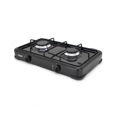 Газова плита Floria ZLN7128, 2 комфорки, Black