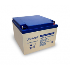Акумуляторна батарея Ultracell UL26-12 AGM 12V 26 Ah (167x 175 x 125) White
