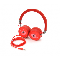 Наушники проводные GORSUN GS-771, Red, Blister