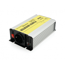 Инвертор напряжения RITAR RSC-300, 12V / 220V, 300W с правильной синусоидой, 1xShuko, 1xUSB, клеммные провода, BOX