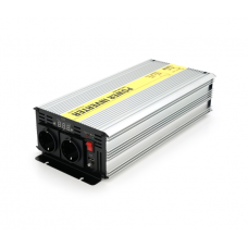 Инвертор напряжения RITAR RSC-1500, 12V / 220V, 1500W с правильной синусоидой, 2xShuko, 1xUSB, клеммные провода, BOX