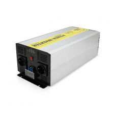 Инвертор напряжения RITAR RSC-5000, 12V / 220V, 5000W с правильной синусоидой, 2xShuko, 1xUSB, клеммные провода, клеммные колодки, BOX