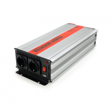 Інвертор напруги RITAR RSX-2500, 12V / 220V, 2500W з апроксимувати синусоїдою, 2xShuko, 1xUSB, клемні дроти, BOX