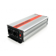 Інвертор напруги RITAR RSX-3000, 12V / 220V, 3000W з апроксимувати синусоїдою, 2xShuko, 1xUSB, клемні дроти, BOX