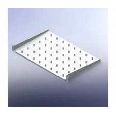 Полиця консольна 19", 2U, глибина 450мм, сіра
