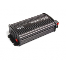 Інвертор напруги Carspa-600-122 (600Вт), 12 / 220V, approximated, 1Shuko, USB, клеми, Box