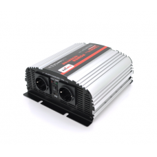 Інвертор напруги Carspa-1200-242 (1200Вт), 12 / 220V, approximated, 2Shuko, USB, клеми, Box