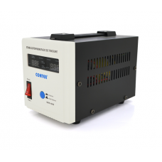 Стабилизатор напряжения релейный Conter SVR-1000VA / 750W однофазный, напольного монтажа, LED дисплей, DC150-270V, AC230±8%, 2Shuko