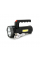 Ліхтар пошуковий USHL-828, 1LED T6+COB, 3W, 3+1 режими, 1200mah, Black, IP40, USB кабель+Solar, 150х60х90мм, BOX