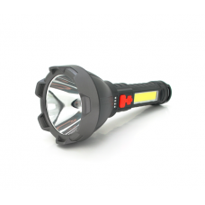 Ліхтар ручний LANTERNA ZJ-05, 1W Led CreeXPE+COB, 3+1 режим, вбудований аккум, корпус міцний пластмас, індикатор, USB кабель, IP40. 190х83х34, Box