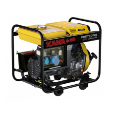 Генератор дизельный KDK7500CE, 6.9KVA, однофазный 230V, объем 12,5л