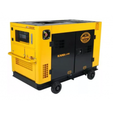 Генератор дизельный KDK12SC, 12KVA, однофазный 230V, Water COOL, объем 26л